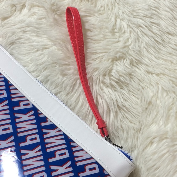 Victoria's Secret pink Americana makeup bag pouch - Picture 4 of 4